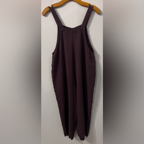 H & M Cropped Overall in Brown SIZE Small - Picture 6 of 8